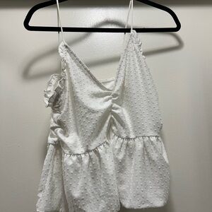 Urban Outfitters White Textured Camisole